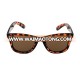 vintage custom brand designer cat eye brown uv400 women fashion sunglasses